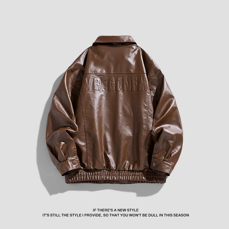Polyurethane autumn universal trend jacket, American style