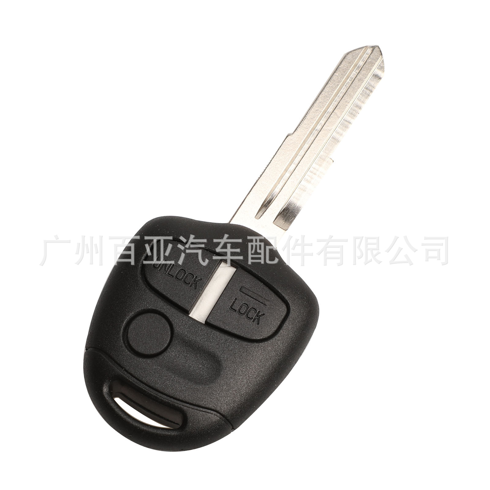 Suitable for 2-key 3-key Mitsubishi Outlander Wing God Pajero straight plate remote control car key replacement shell