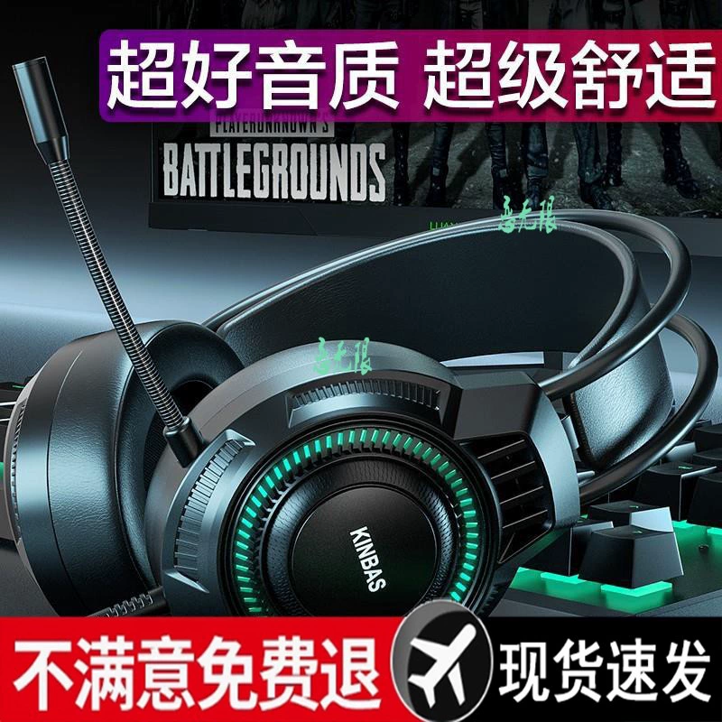 Wrangler Computer Headset Wired Gaming Headset for Desktop and Laptop with Microphone