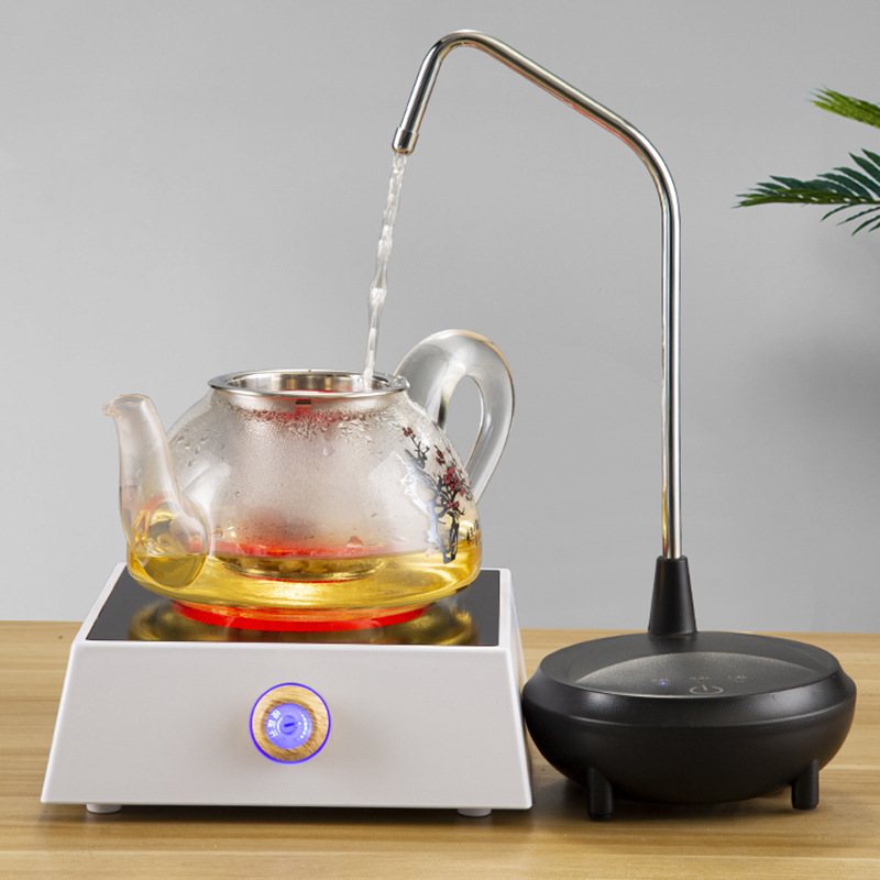 自动上水器 铸铁壶铜壶银壶玻璃壶茶杯抽水器 三档家用智能出水器