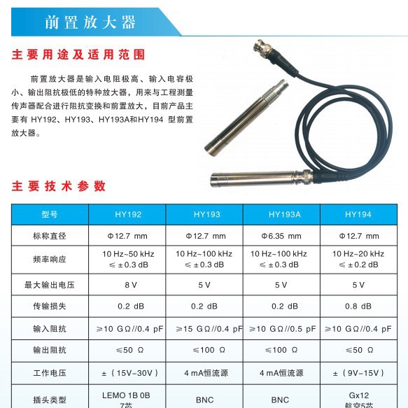 湖南声仪前置放大器