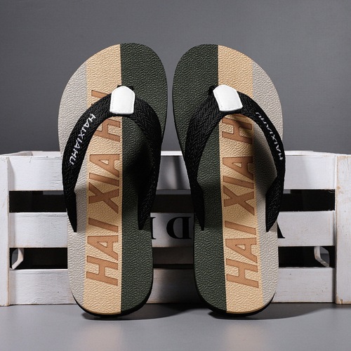 Men's Sports Slippers Herringbone Sandals Summer Outdoor Wear Wholesale Men's Cool Slippers Outdoor Beach Anti-Slip Waterproof