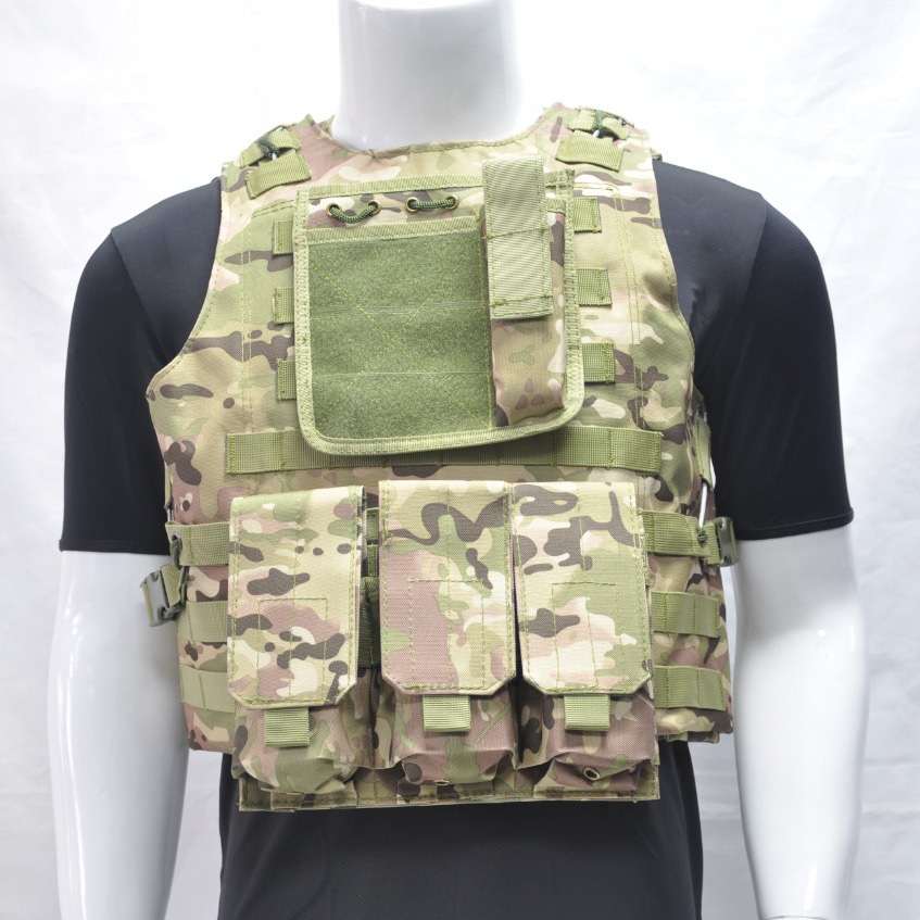 Fabrica directa chaleco anfibio al aire libre equipo táctico chaleco de combate CS fantasma camuflaje chaleco táctico anfibio