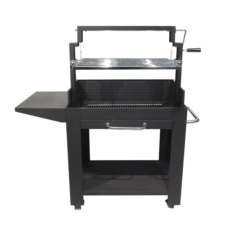 In stock altura ajustable horno de parrilla de acero inoxidable grueso gran parrilla de barbacoa argentina horno de parrilla argentina