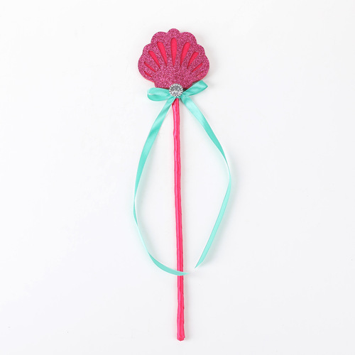 Children's Shell Fairy Wand Love Cane Performance Handmade Halloween Bat Magic Wand Accessories
