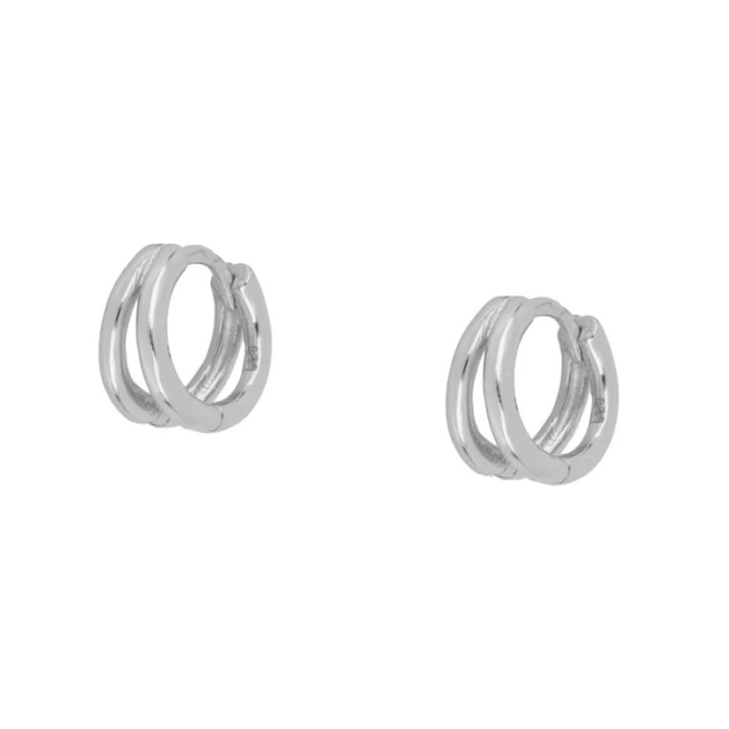 1 Pair Fashion Solid Color Sterling Silver Plating Earrings display picture 3