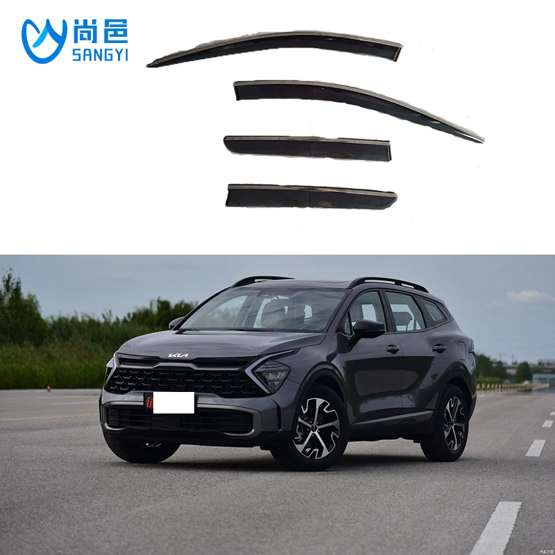 Применимо к 23 KIA Лев Платиновое расширение SPORTAGE окна автомобиля дождь бровь Дождь щит 3D яркая полоса дождь щит