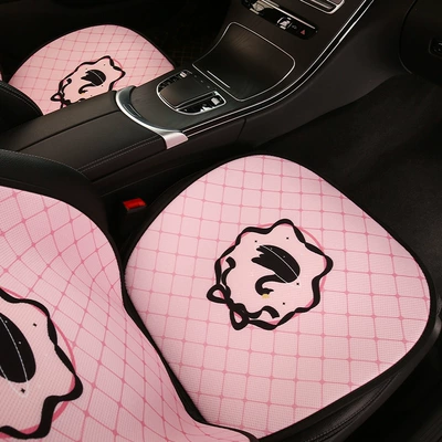 Silk Seat Cushions, Cute Cartoon Car | Universal seat cover