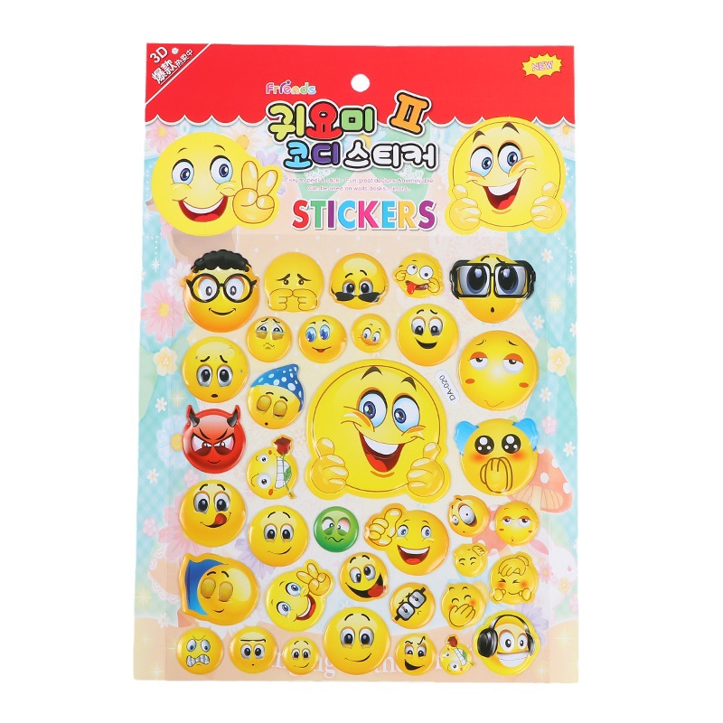 Fabricante de pegatinas de PVC de dibujos animados, pegatinas de burbujas estéreo decorativas para niños, pegatinas de recompensa 3D para niños y niñas, listas para uso educativo