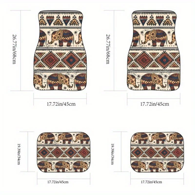 Mats, Stain-Resistant, Wear-Resistant, Easy to – Avtomobil döşəmə paspasları - 1-138-color-26-3344cm-two-piece-pack