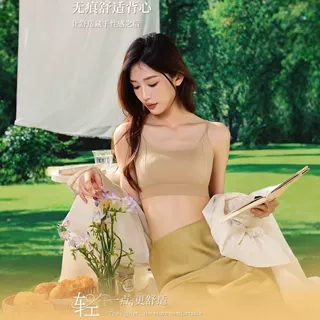 一片式式无痕内衣女小胸聚拢文胸提拉一体不空杯防下垂收副乳胸罩