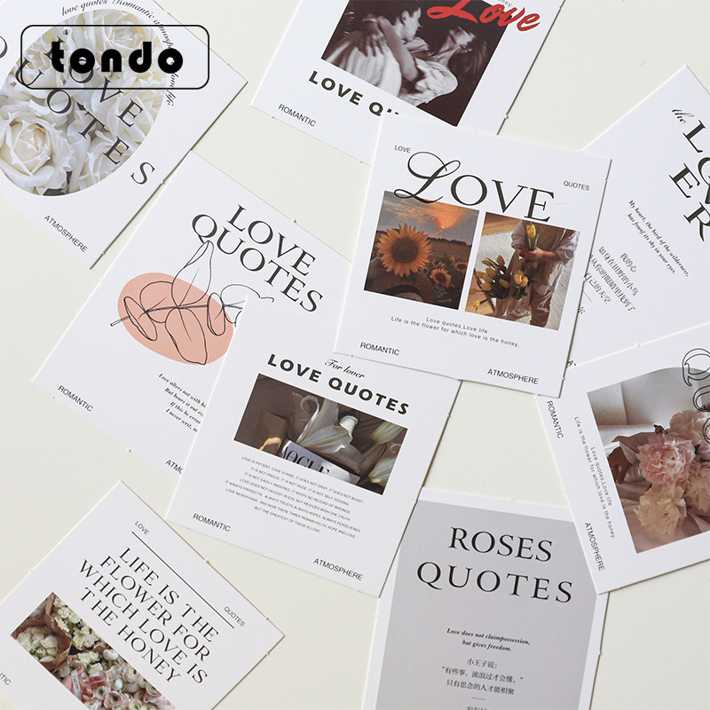 Tangde Christmas gift Korean creative half-fold greeting card bouquet decoration card gift message expression card