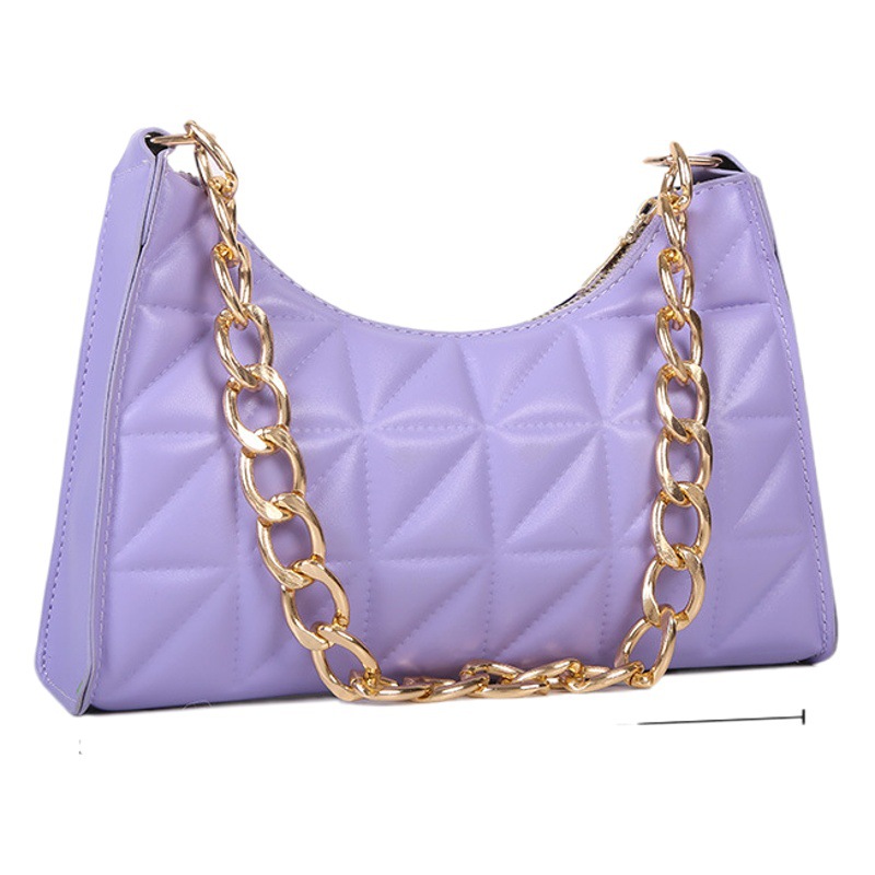 Bolsas bolsa transfronteriza para las mujeres 2022 nueva moda estilo coreano rombo contraste color hombro bolsa de axilas bolsa baguette portátil