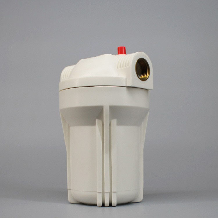 5 pulgadas Filtro de boca de cobre con válvula de escape engrosada a prueba de explosión botella de filtro purificador de agua de alta calidad botella de filtro de ventas directas de la fábrica