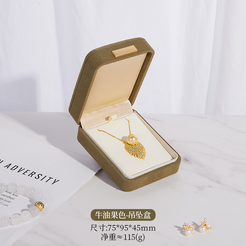 フルシルク PU レザージュエリーボックスジュエリー包装ボックスリングボックスブレスレットネックレスジュエリーボックスブレスレット収納ボックス