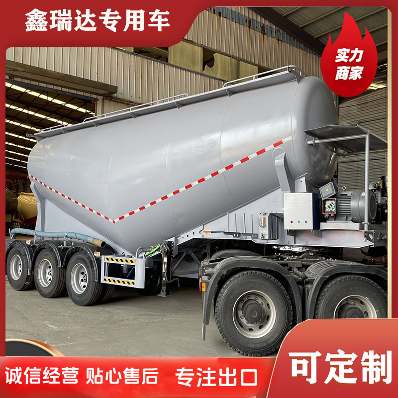 48m³ Bulk Cement Tank Bulk Urea Tank Truck Calcium Carbonate Transport Tank Tank Truck Feed Pellet Transport Tank Truck