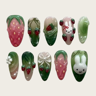 ���Q��͸���w��ݮС�û��䕞Ⱦins�L������24Ƭprees on nails