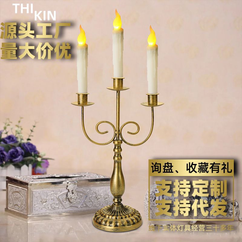 Amazon European -style Metal Candle Church Western Restaurant Metal…