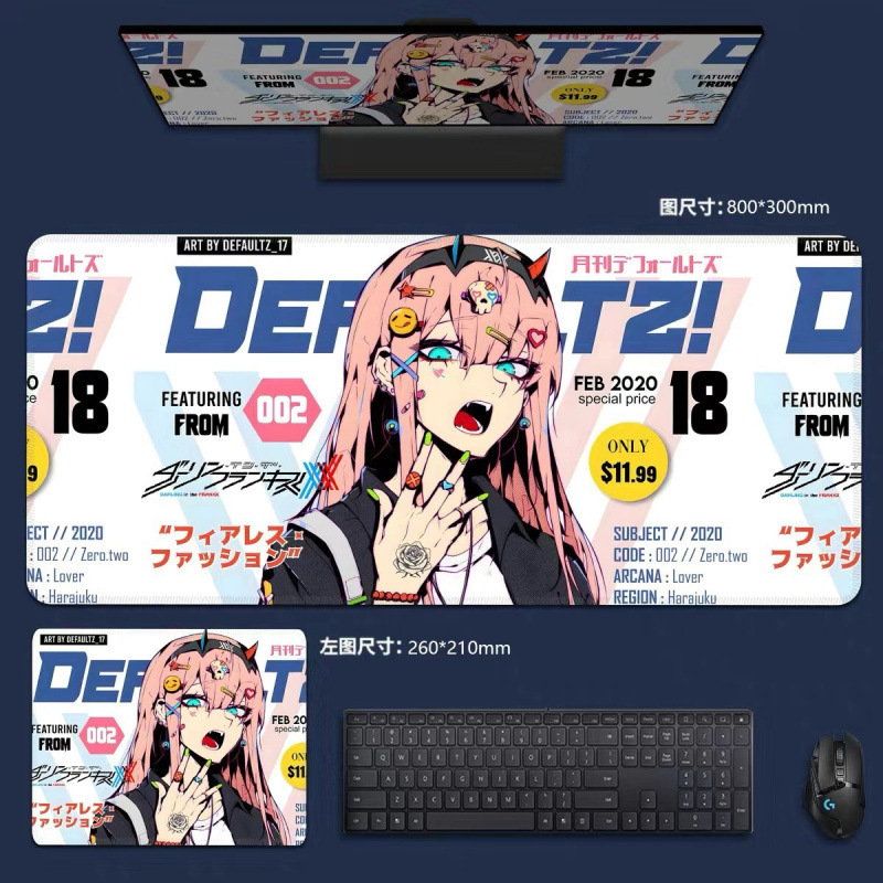 电竞鼠标垫大号高颜值二次元瓦////游戏鼠标垫|undefined