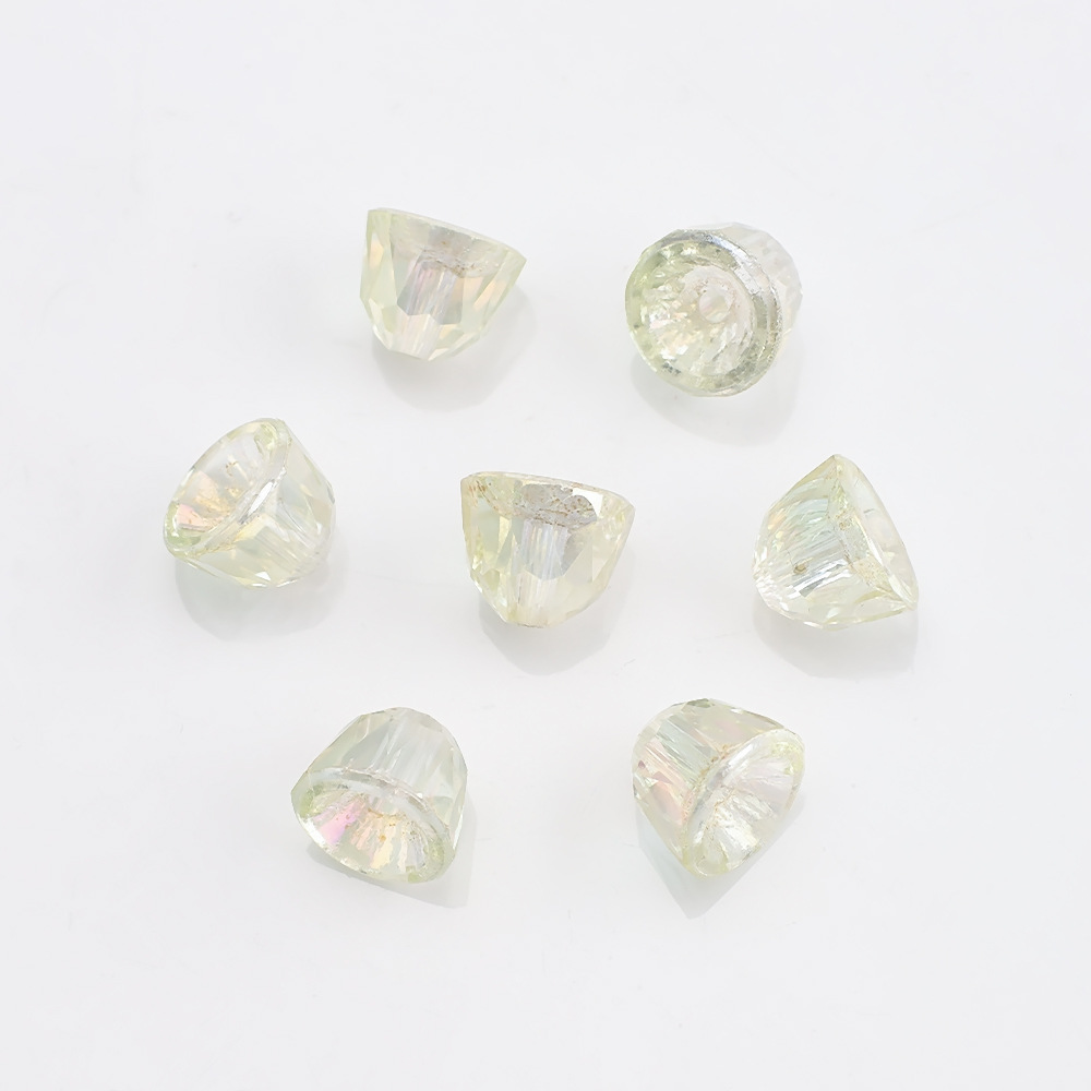 50 PCS/Package 7 * 8mm Hole 1~1.9mm Crystal Glass Solid Color Beads display picture 6