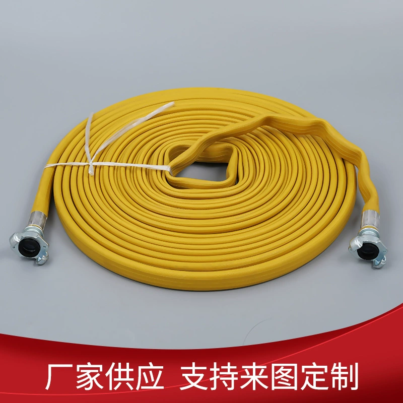 Поставка двустороннего нитрилового каучука с железным интерфейсом, водопроводная труба 30m морской водоподающий шланг, резиновый пожарный шланг