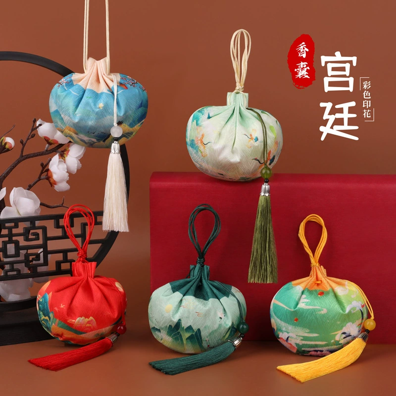 Дракон Лодка Фестиваль благословение сумка благословение Саше сумка ручная кладь на шею благословение сумка антикварная Вышивка кошелек подарок кулон оптом