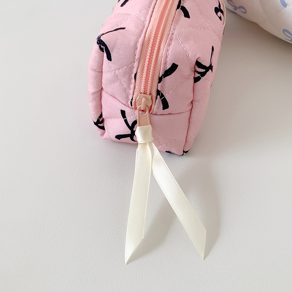 246g Weight Pencil Case Stationery Type 1 Piece Quantity Learning Occasion Polyester Material Bow Knot Pattern Cartoon Style, Simple Style Style Bow Knot Polyester Learning Cartoon Style Simple Style Pencil Case 9