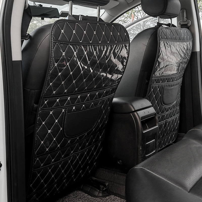 Universal Anti-Kick Pad for Car Seat Back, Child Protection Pad, Car Interior Accessories, Anti-Dirt Protective Pad, Rear Seat Anti-Wear Pad