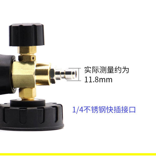 Car wash foam large mouth watering can high pressure car washing machine PA foam pot snowflake Taizhou water gun fan-shaped quick-plug foaming pump