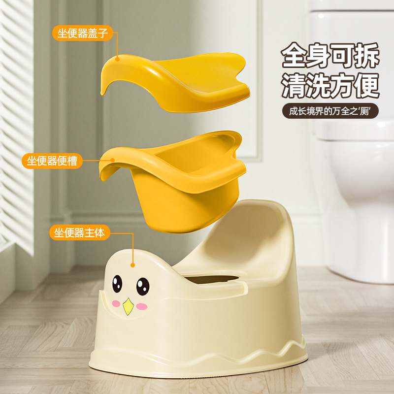 Children's Toilet with Backrest Kindergarten Potty Baby Urinal Household Baby Toilet Children's Small Toilet