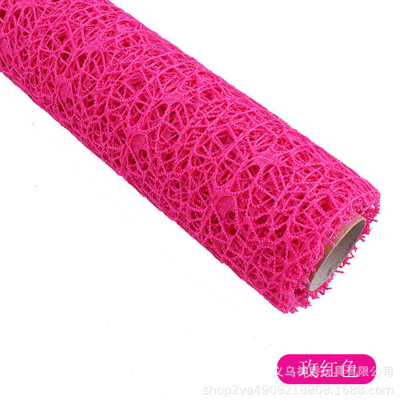 Decorativo DIY malla jacquard red pared de fondo ambiente diseño circular aire colgando decoración esquina partición