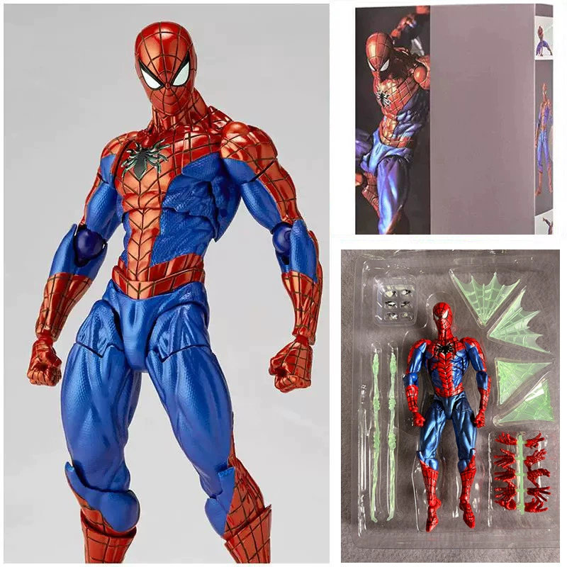 Маринский высококачественный подвижный минифигура Spider-Man
