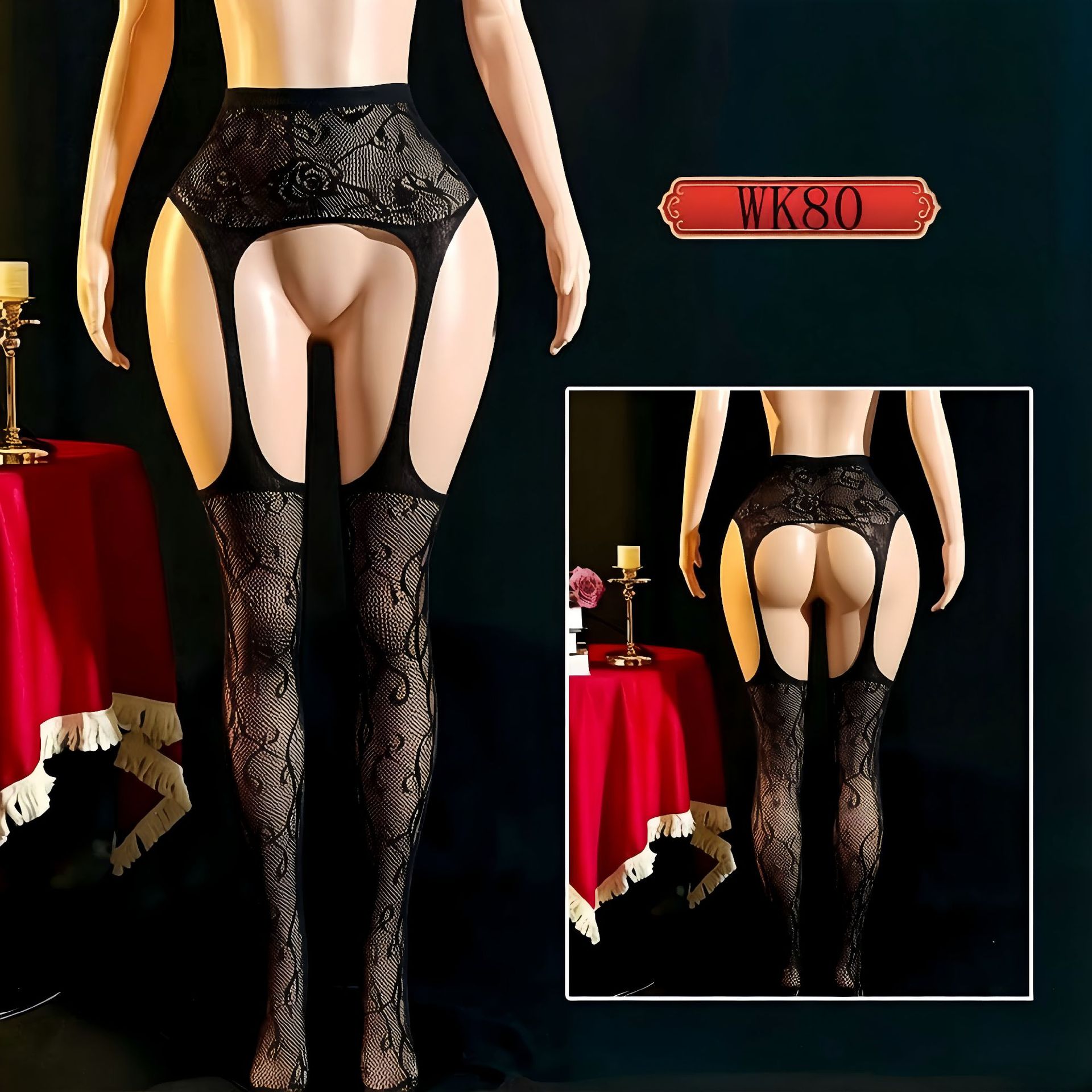 Yue mariposa europea y americana sexualidad transfronteriza ropa interior damas sexy temu pasión coqueteo leggings sexy panty calcetines WK image 87