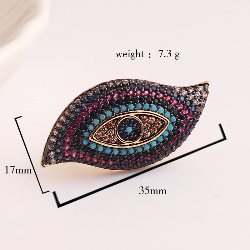 INS Style Geometric Copper Plating Rings 1 Piece