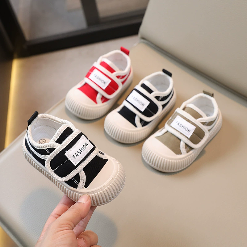 Детская обувь весенне-осенняя парусиновая обувь кроссовки для детского сада кроссовки для мальчиков и девочек детская обувь для доски Модные слипоны