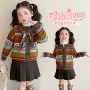 vintage女童复古休闲毛衣