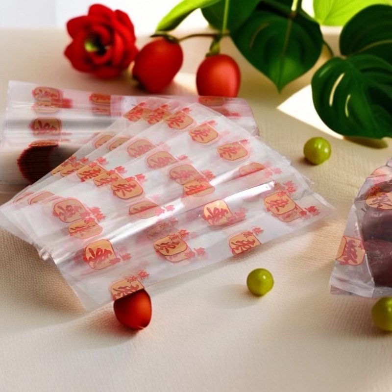 红枣塑料袋枣夹核桃包装袋袋子枣夹牛皮袋批发内自封自封袋