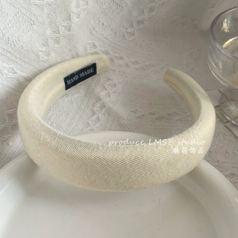 Ободок (стиль Chanel) — черная лента и широкий палитра цветов, элегантный корейский дизайн