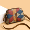 Universal ethnic fashionable trend one-shoulder bag with zipper, wallet