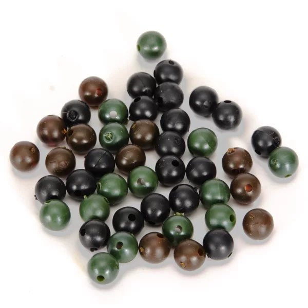 Amazon Cross-border European-style Hot Selling Silicone Soft Bead Fishing Tackle Accessories Round Heart Big Fishing Group Space Bean Line Group
