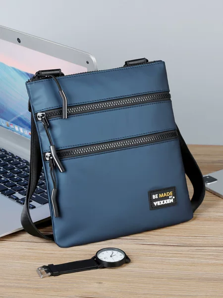 2025 New Men's Bag, Shoulder Bag, Casual Crossbody Bag, Cross-Border Supply, Fashionable Men's Backpack, Water Repellent