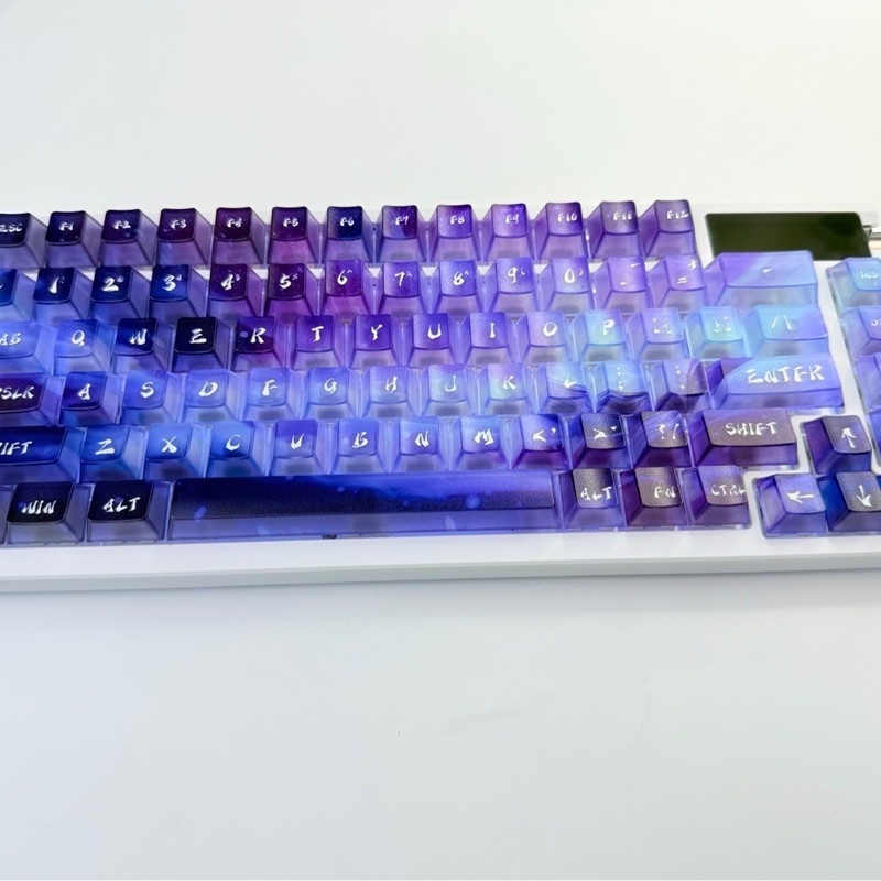 键帽寒冬港/弓溪谷晕染5面雾透机械键盘适用wooting等118键ai3d移|undefined