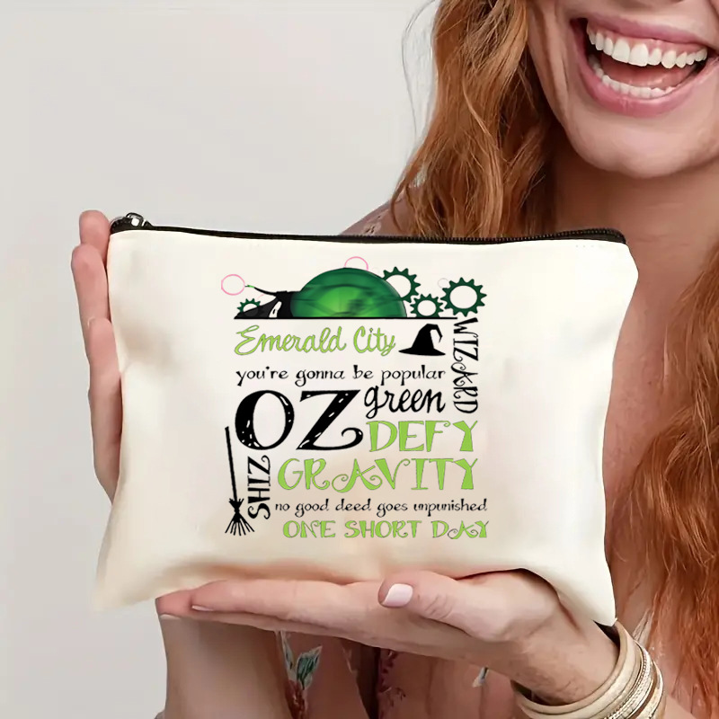 Bruja Música Bolso Bolso de cosméticos Broadway Bruja Bolso de hombro Bolso de lona