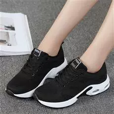 Трансграничные легкие и дышащие вязаные туфли, повседневная обувь большого размера, модные спортивные кроссовки для женщин.