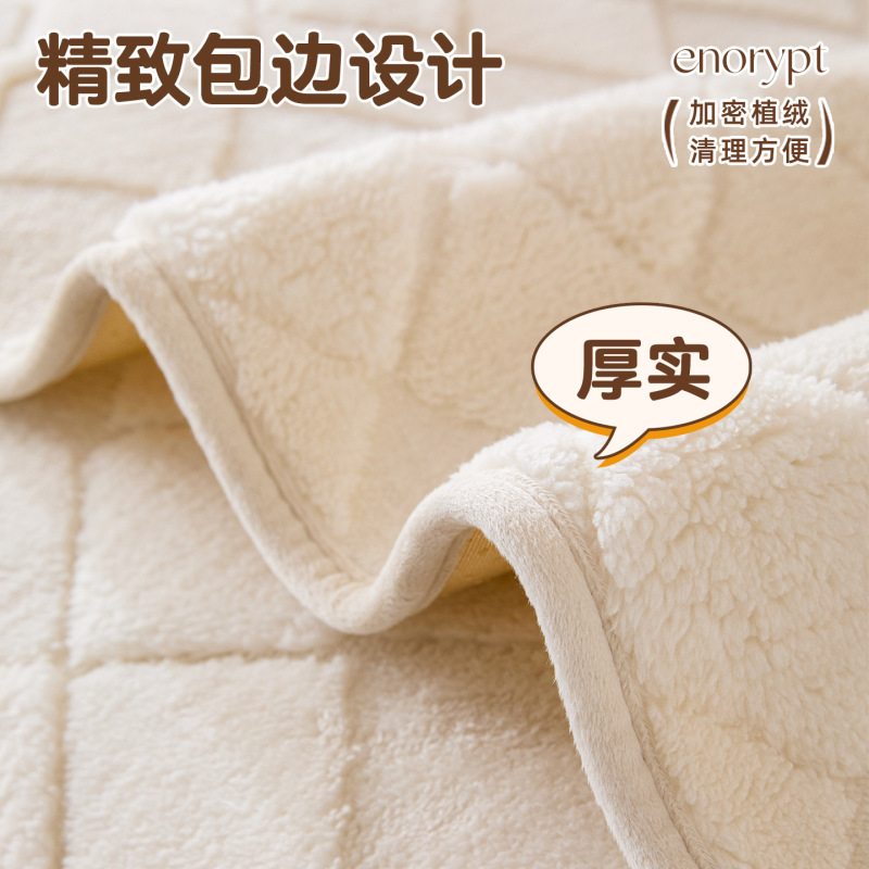 简约风包边加厚舒棉绒一片式沙发垫2025新款秋冬款防滑坐垫跨境款|undefined