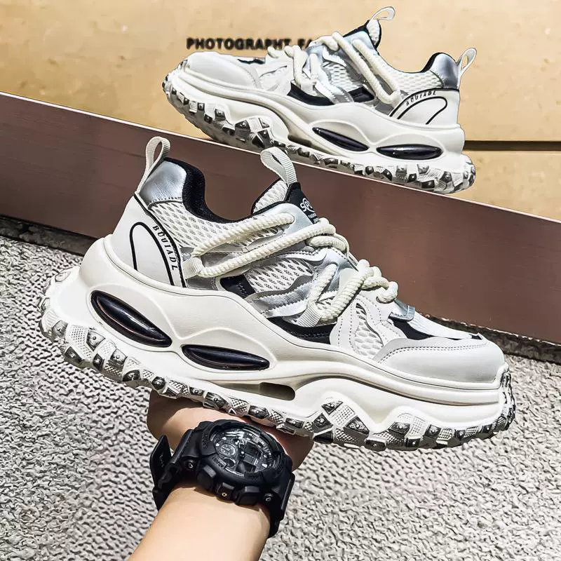 2025 новых повседневных кроссовок, ультралегкие, с мягкой подошвой для походов и альпинизма, удобные и увеличивающие рост кроссовки для бега.