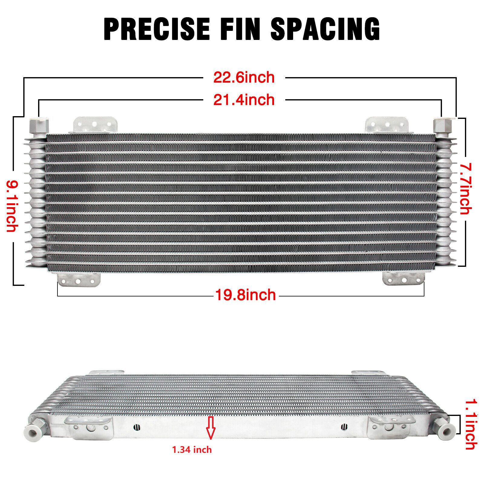 Suitable for All Car Modified Gearbox Radiator Oil Cooler Kit, Additional Oil Radiator Kit