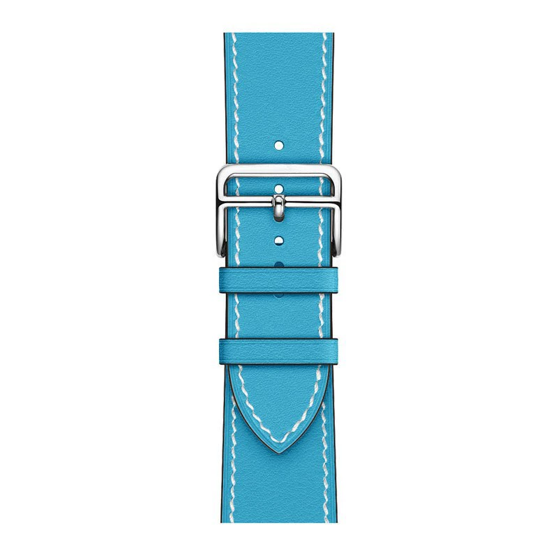 Подходит для кожаного ремешка Apple Hermes ремешок iWatch 8/7/6/5/4 поколения - цвет поколения - кожаный ремешок против взрыва