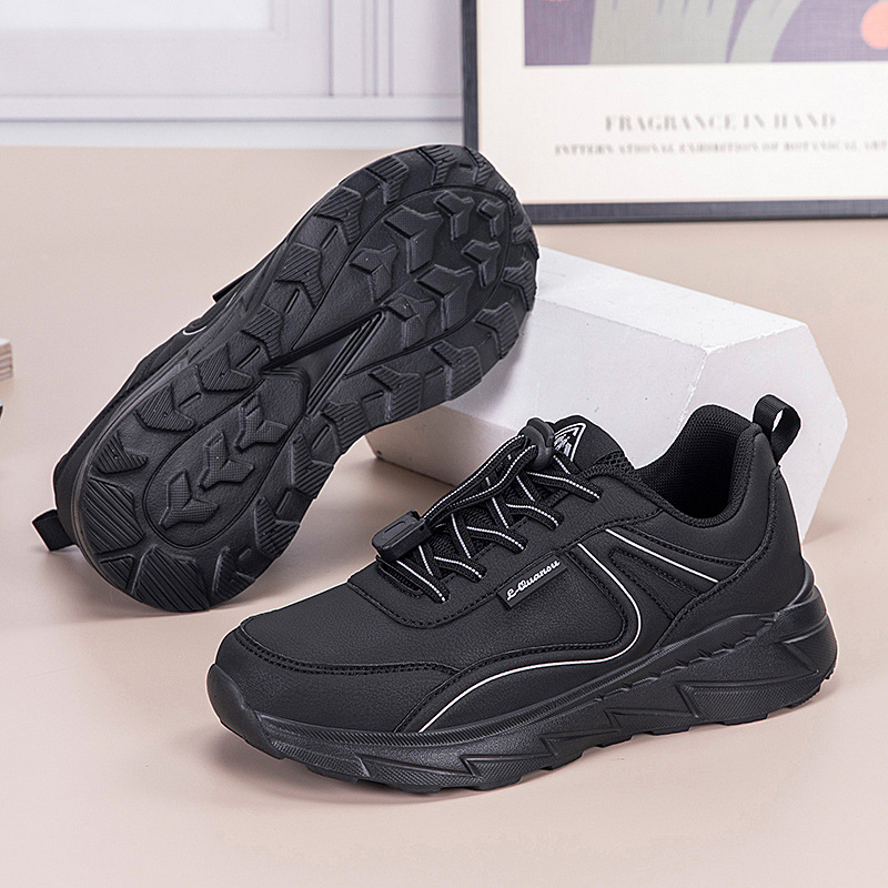 Zapatos para hombres de edad avanzada Otoño nuevo cuero impermeable zapatos casuales para caminar zapatos para hombres de mediana edad papá zapatos de viaje