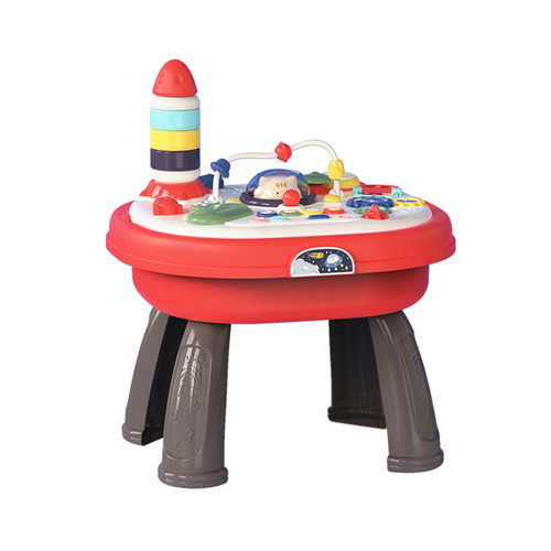 Huanger multifunctional educational children's game table 1 year old 3 baby toys early education learning table male and female baby building block table